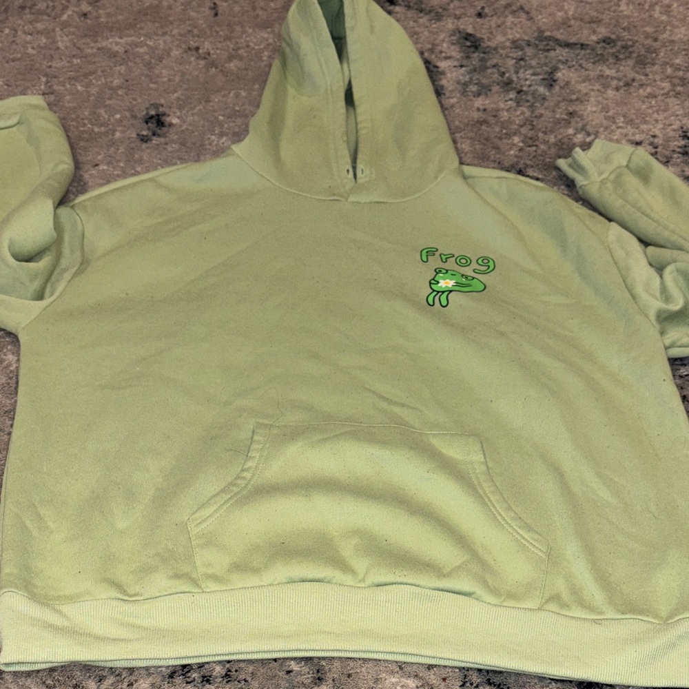 Green Frog Hoodie